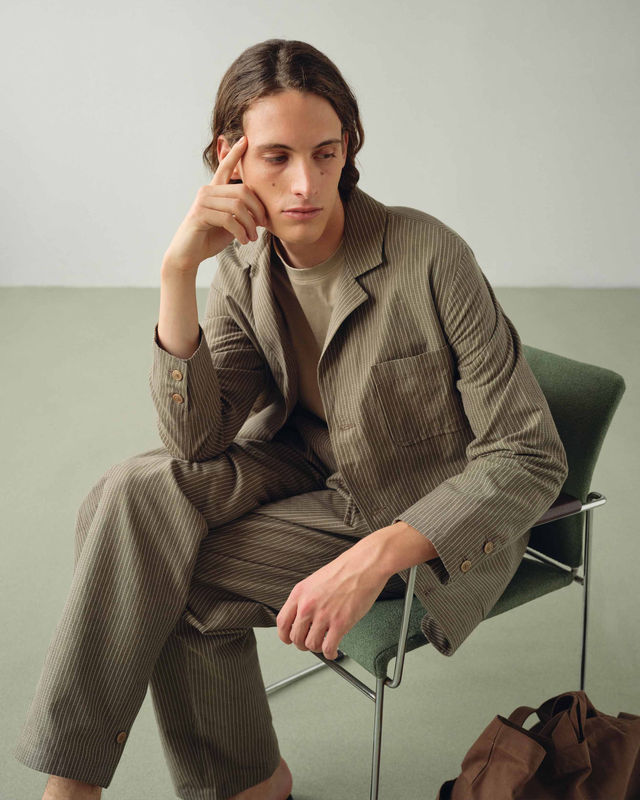 Illustration of a person logging in